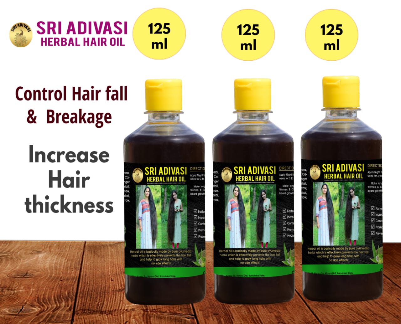 Sri Adivasi Herbal Hair Oil